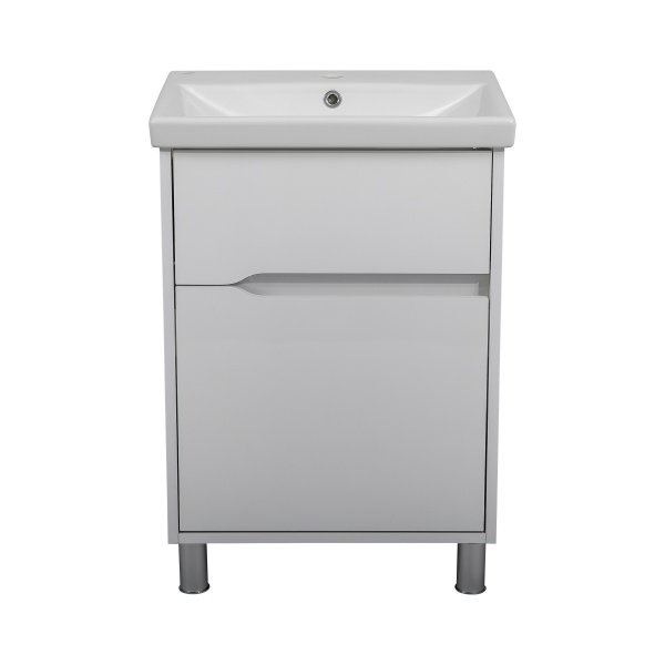 Тумба на ножках Aqua Rodos Сідней 60 белый глянец с умывальником