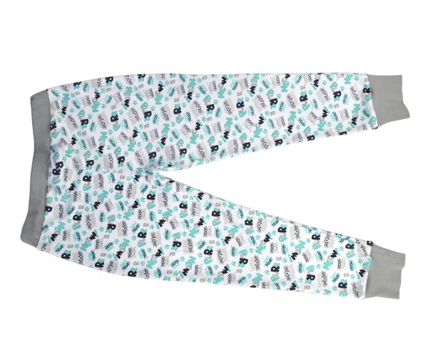 Піжама дитяча для хлопчиків WP Merchandise р.104–110 сірий із малюнком FWPPJP1CAT23GY110 