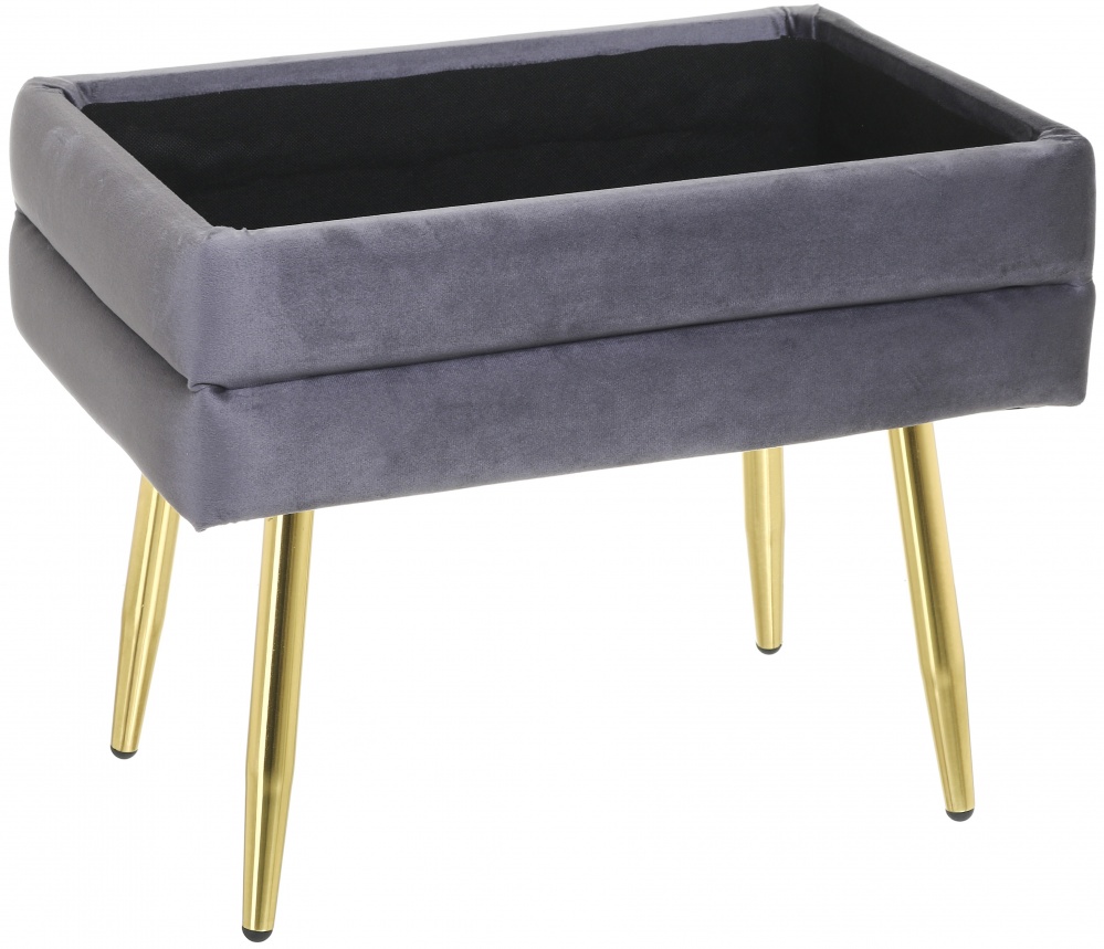 Пуф-банкетка KD Mini 420х500 мм серый (VWF19A230VA-56A-S)