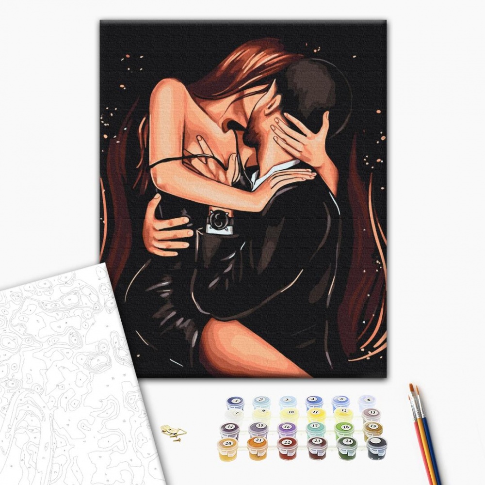 Картина за номерами Пристрасть в деталях © Alla Berezovska 40х50 см Brushme