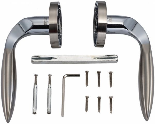 Ручка на розетці  MVM Z-1333 хром