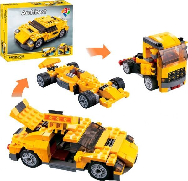 Конструктор Decool Машинка 3 в 1 3113