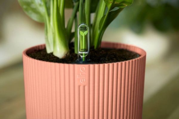 Вазон пластиковый Elho vibes fold round круглый 3,6 л розовый (481094) 