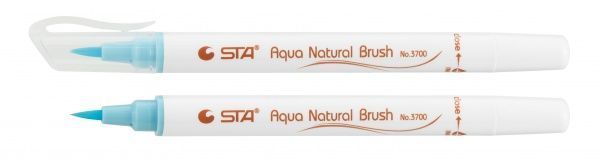 Маркер акварельный STA кисточка AQUA NATURAL BRUSH STA3700-26 пастельно-синий 