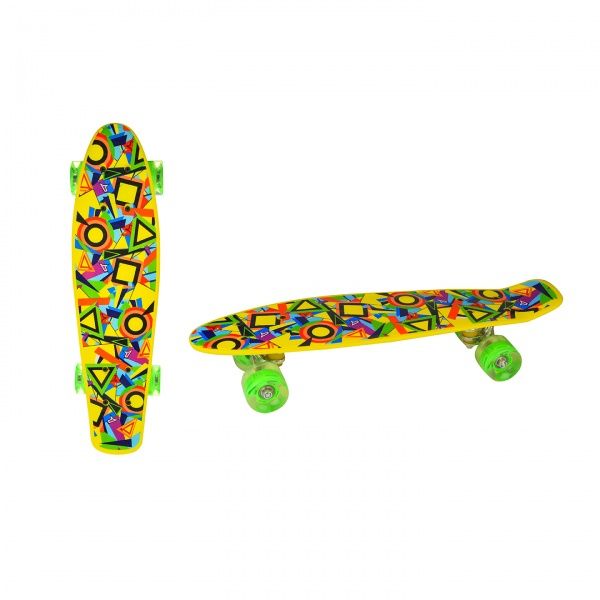 Пенниборд Shantou SC18024, со светом, 8 цветов в ассортименте