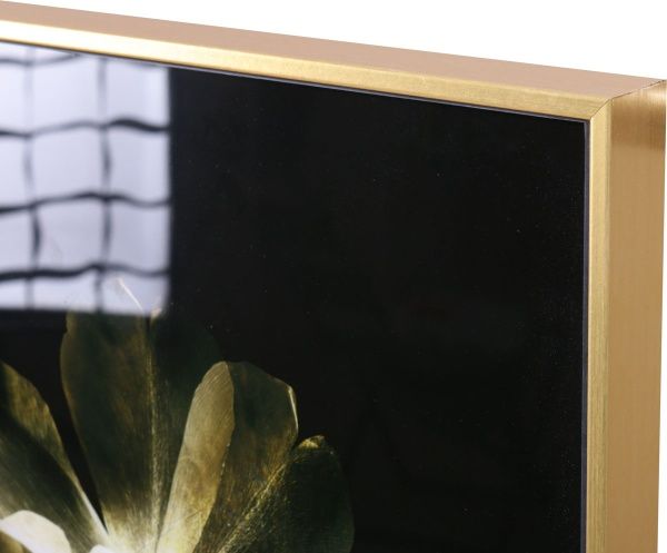 Картина Золотые цветы 125x50 см Styler GL-12975 