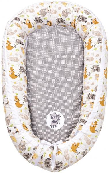 Кокон-позиціонер для немовляти IDEIA Обіймашки + ортопедична подушка 25x21 см 