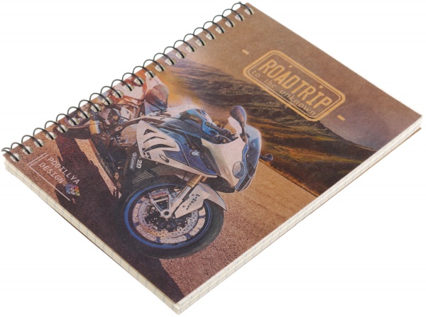 Тетрадь школьная Крафт А6 на пружину 60 листов в клеточку