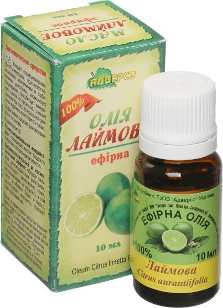 Эфирное масло Адверсо Лаймова 10 мл 
