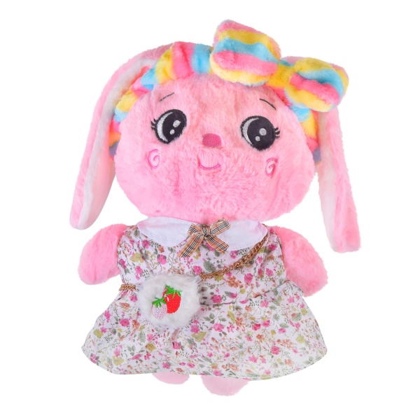 М'яка іграшка Зайчик в одязі 30 см в асортименті K16701