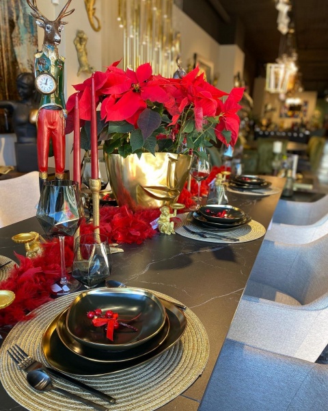 Ваза KARE Design Half Face 38 см золота 