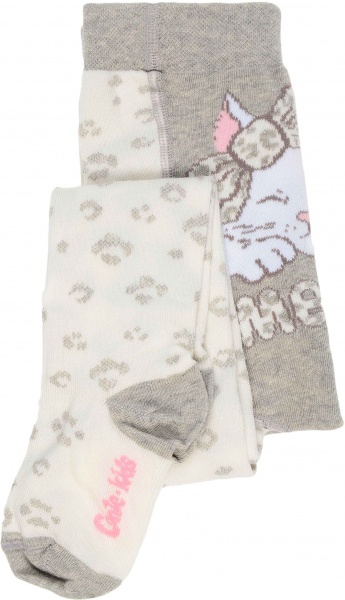 Колготки для девочек Conte-Kids TipTop 382 р.62 молочно-серый 