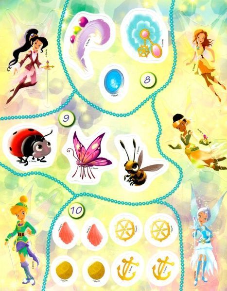 Книга-розмальовка «Книга Дисней. Стирай і малюй. Феї» 978-617-09-3992-0