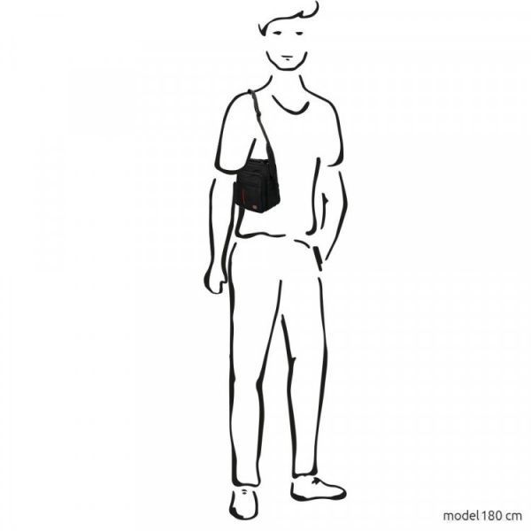 Сумка наплічна Enrico Benetti Cornell Schoudertas black