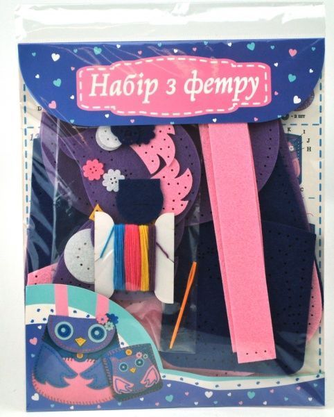 Набір для творчості Сумочка та гаманець Сова Аплі-Краплі 