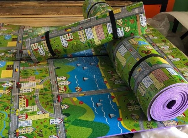 Развивающий коврик Термоізол Парковый город 500х120х1,1 см