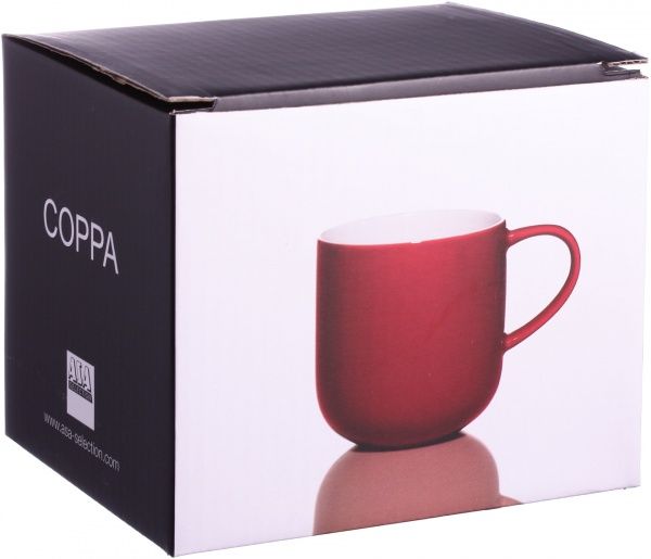 Чашка Coppa 400 мл червона 19100069 ASA