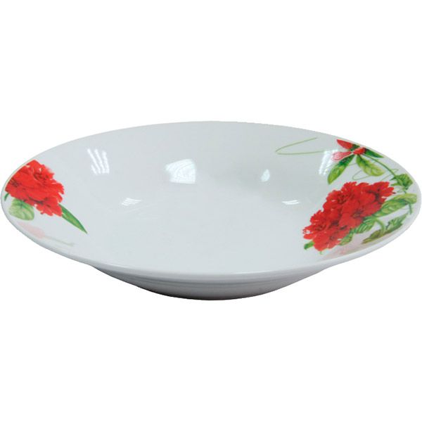 Тарелка суповая Milika Geranium 20 см M0660-S20-8807