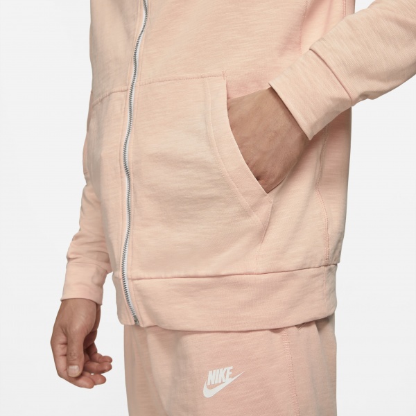 Джемпер Nike M NSW ME FZ LTWT HOODIE MIX CZ9848-800 р. XL рожевий