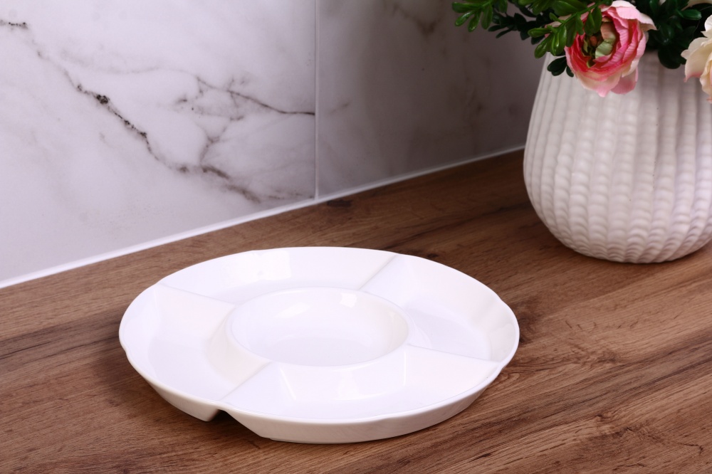 Менажниця Wilmax White 25,5см кругла WL-992019 / A