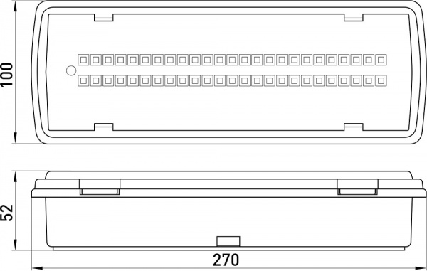 Светильник аварийный E.NEXT e.emerg.507L-50.led.Li.3h.IP65, не постоянный, 3 часа 50 LED белый l0660043 