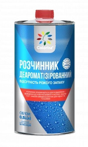 Растворитель деароматизированный COLORINA 0,5 л