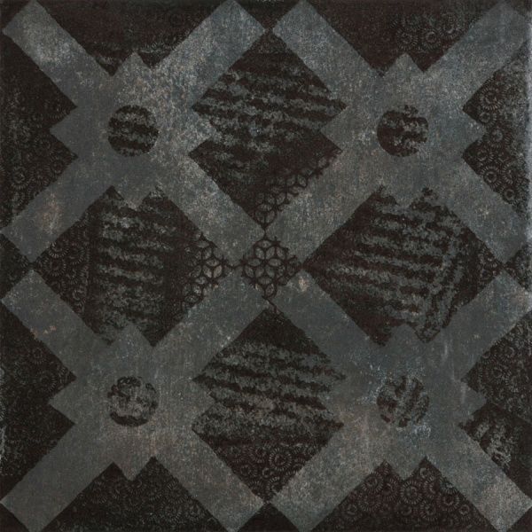 Плитка TAU Ceramica Terracina Black Decor 22,3x22,3 