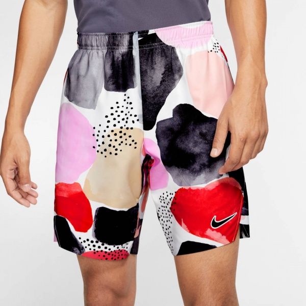 Шорти Nike M NKCT FLX ACE SHORT AOP MB NT BV0796-101 р. XL різнокольоровий