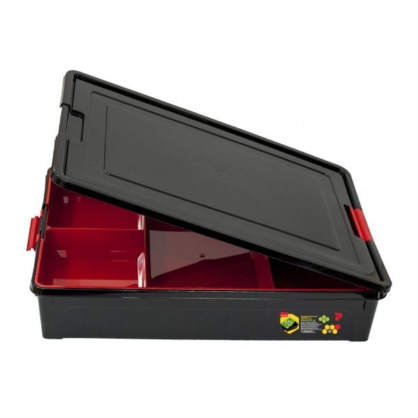 Контейнер-органайзер для зберігання Алеана Tools чорний 320х240х70 13