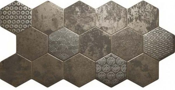 Плитка El Molino Hive Bronce 45,5x90 