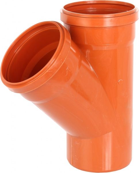 Трійник ПВХ d160x160x45° Інсталпласт