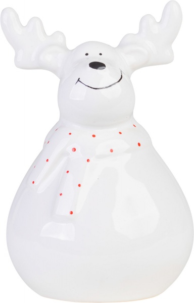 Статуэтка Олень белый 9,5x9x14 см 1408-14 Eterna