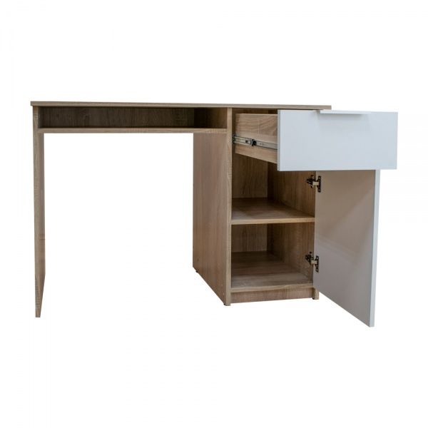 Стол письменный DC Дален 1000x750x550 дуб сонома/белый