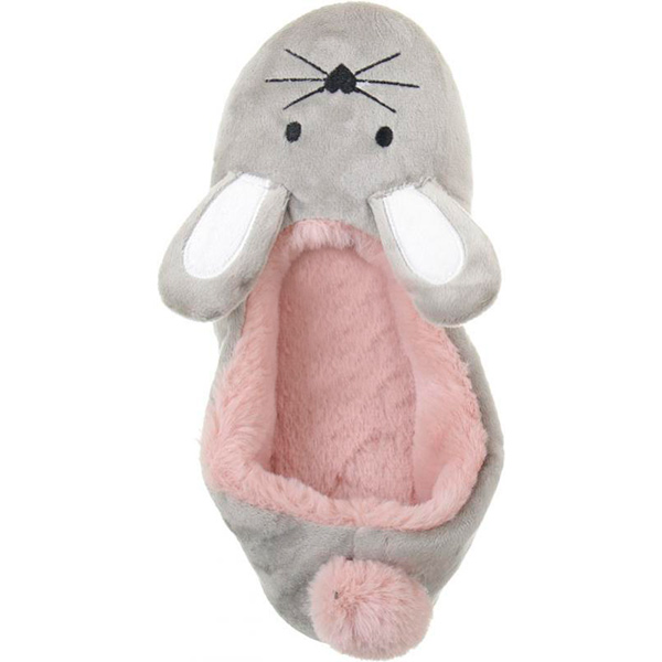 Обувь домашняя женская La Nuit Зайка р. 36-37 серая