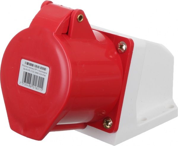 Розетка силовая стационарная с заземлением UP! (Underprice) 3p+N+PE (125) 380В 32А IP44 серый