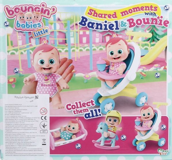 Кукла Bouncin' Babies Bounie со стульчиком