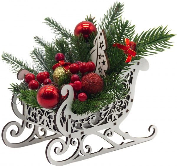 Декорація новорічна Санчата № 23 1174 