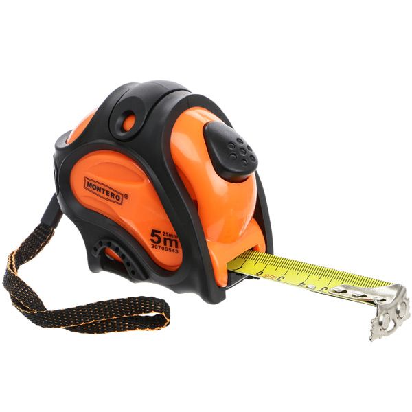 Рулетка Montero Self Lock 5G51X 5м x25мм