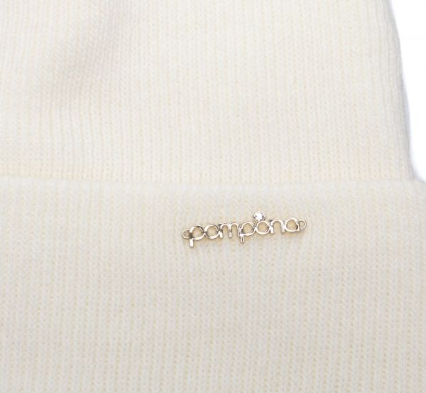 Шапочка дитяча унісекс Pompona р.54-56 білий 20 Z P 77 k 