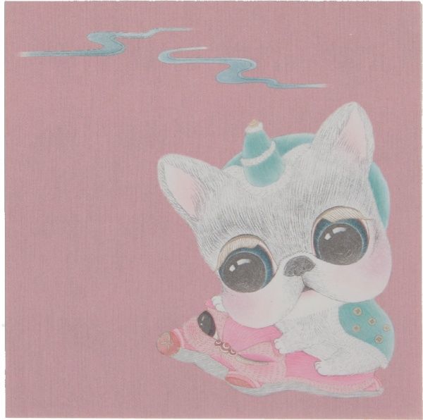 Папір для нотаток Великі оченята рожеві