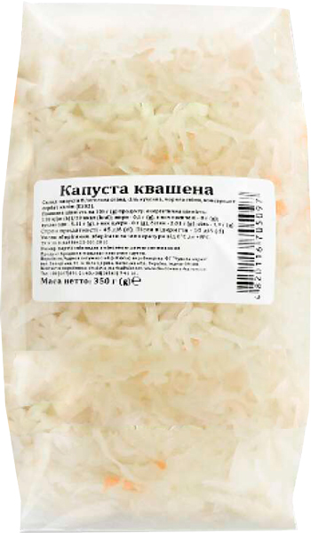Капуста Чудова марка квашеная 350 г 4820116705097