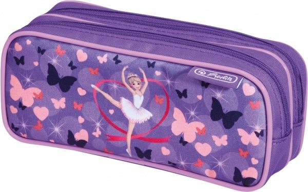 Пенал Double Butterfly Dance 50033126B Herlitz фіолетовий