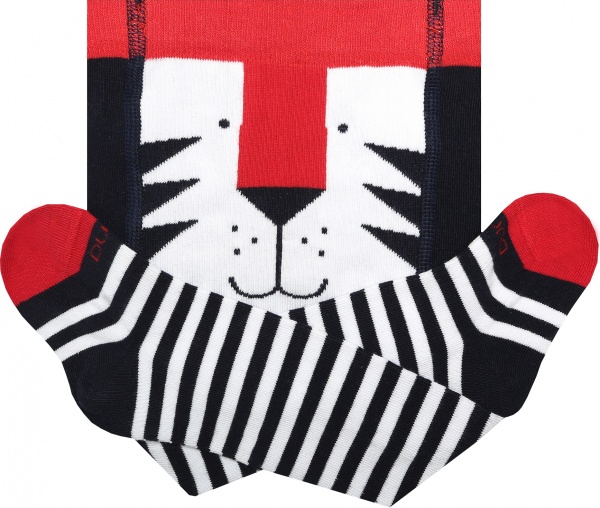 Колготки для девочек Duna новогодние 4926р.74 синий 