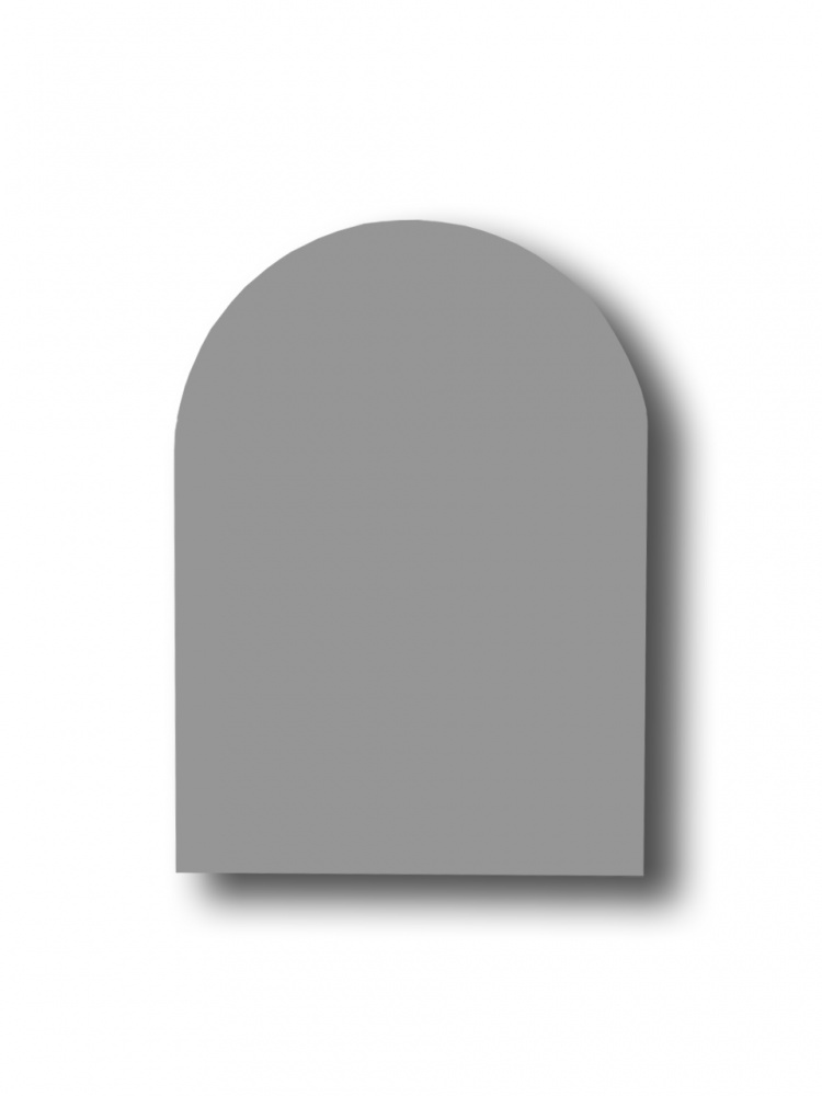 Зеркало МТ ЗО (108) 400x550 мм арка графит