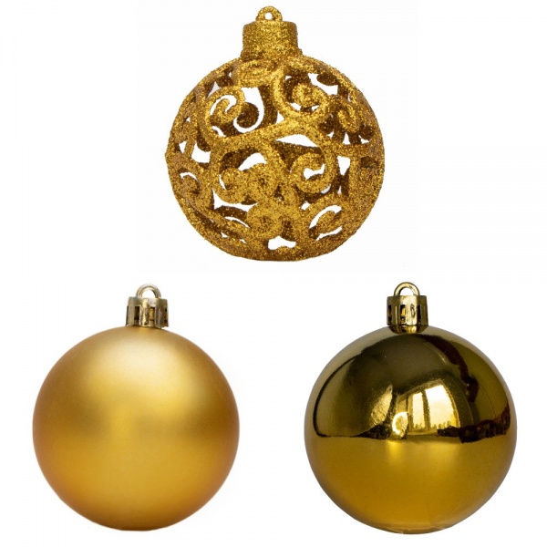 Набор елочных шаров Девилон 251710 d60 мм 6 шт./уп. 