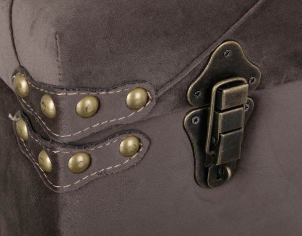 Скриня-пуф Велюр мокко 50х25х23 см 