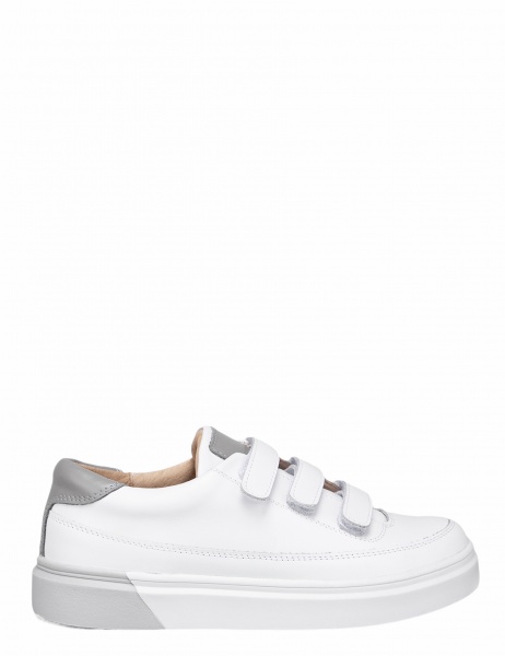 Кеды детские унисекс MiracleMe р.37 белый с серым 8319-035Х 