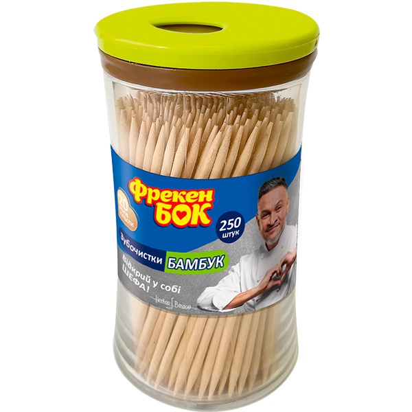 Зубочистки бамбукові Фрекен Бок 250 штук