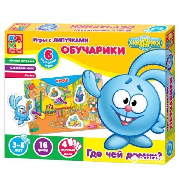 Игровой набор Vladi Toys Обучарики. Где чей домик VT2307-02