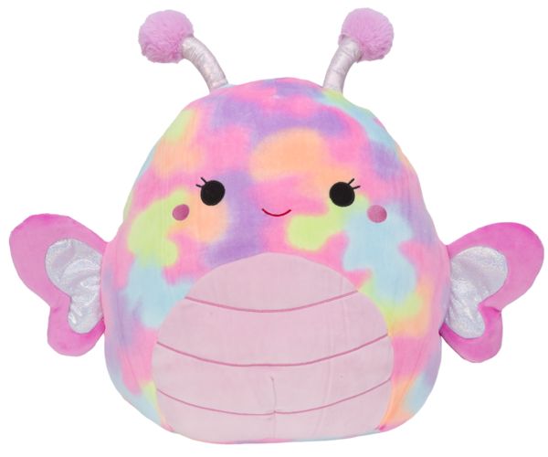 Мягкая игрушка SQUISHMALLOWS Радужная бабочка Рен 20 см разноцветный 6732746